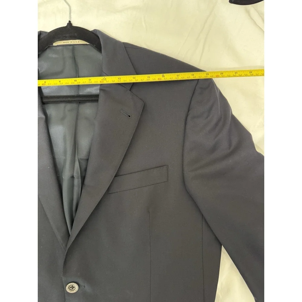 Burberry -‎ Navy Wool And Cashmere Men's Sport Blazer Size 40